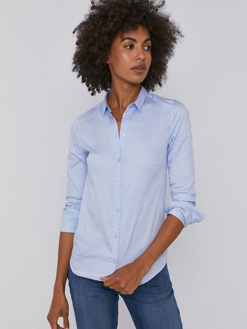 Mos Mosh Koszula 131700 damska slim z kołnierzykiem klasycznym - zdjęcie produktu nr 1