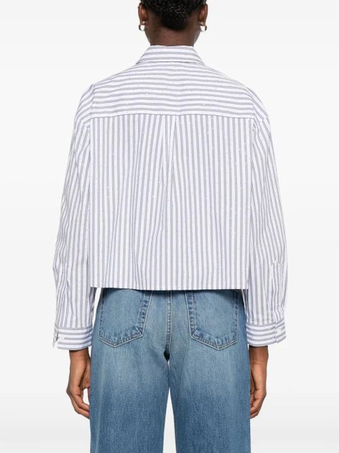 Maje striped shirt - White