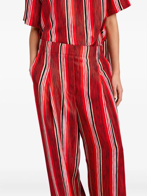 Proenza Schouler Amira printed trousers - Red
