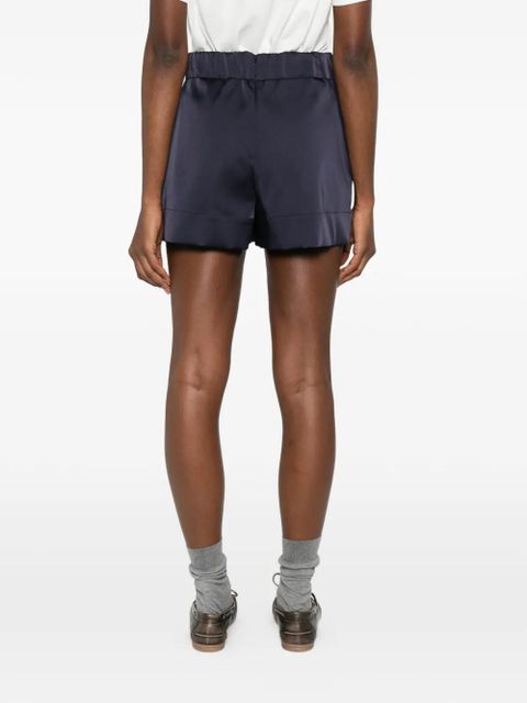 Maje satin shorts - Blue