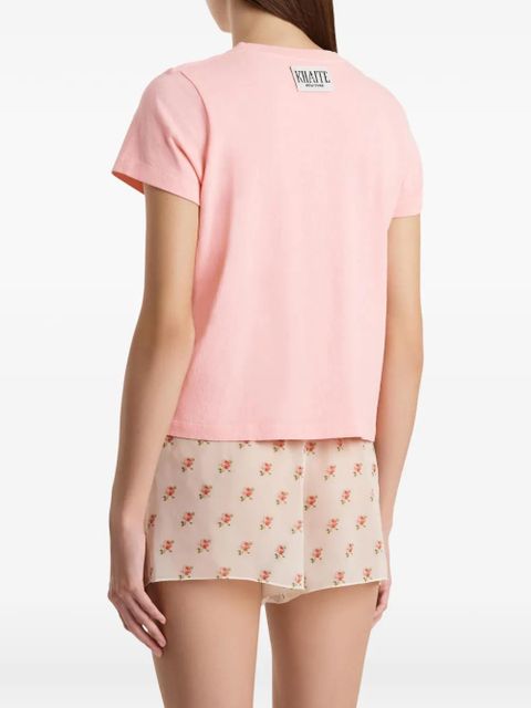 KHAITE Emmylou T-shirt - Pink