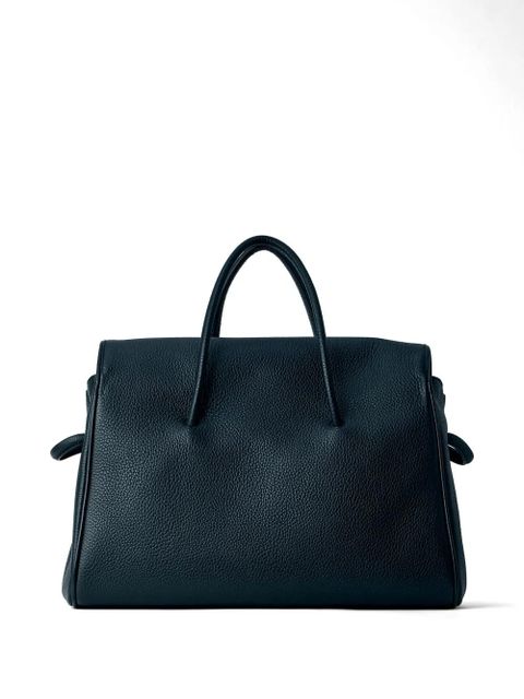 Jacquemus knotted flap leather tote bag - Blue - zdjęcie produktu nr 2