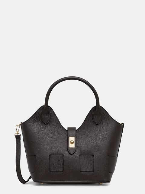 Answear.LAB torebka skórzana kolor brązowy - zdjęcie produktu nr 1