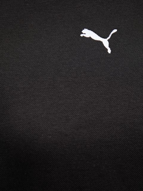 Puma bluza damska kolor czarny z kapturem gładka 685398