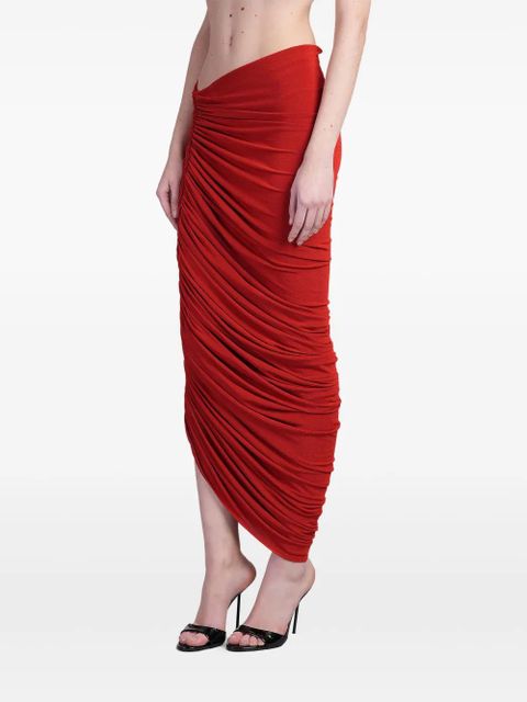 Magda Butrym asymmetric skirt - Red