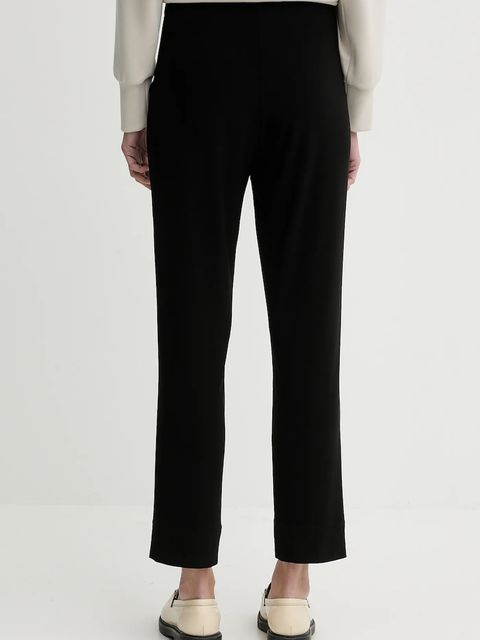 Joseph Ribkoff spodnie damskie kolor czarny proste high waist 261243