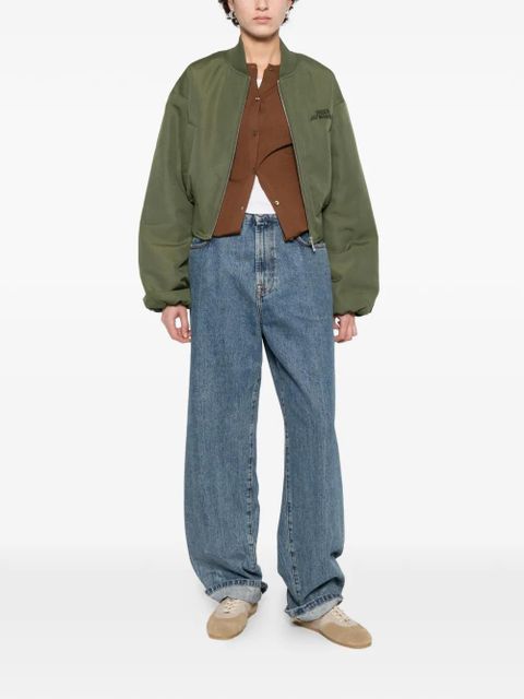 Axel Arigato Lola logo-embroidered bomber jacket - Green - zdjęcie produktu nr 2