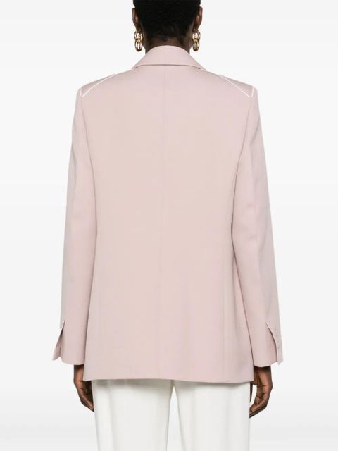 Victoria Beckham Double Panel single-breasted blazer - Pink