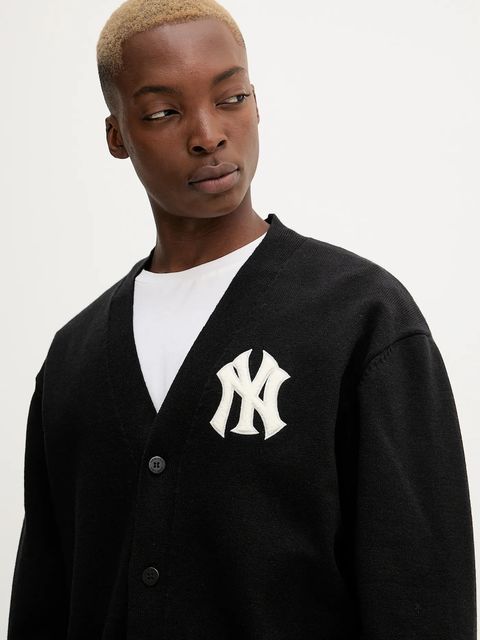 New Era kardigan z domieszką wełny kolor czarny 60684475 - zdjęcie produktu nr 2