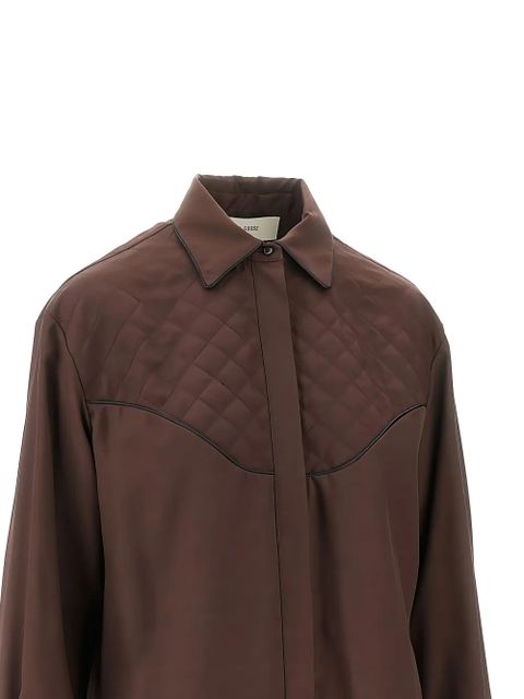 Golden Goose quilted shirt - Brown - zdjęcie produktu nr 2