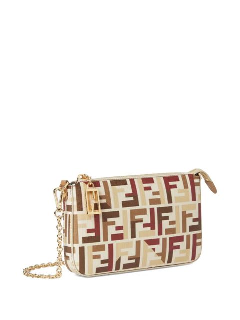 FENDI FF-monogram clutch bag - Neutrals - zdjęcie produktu nr 2