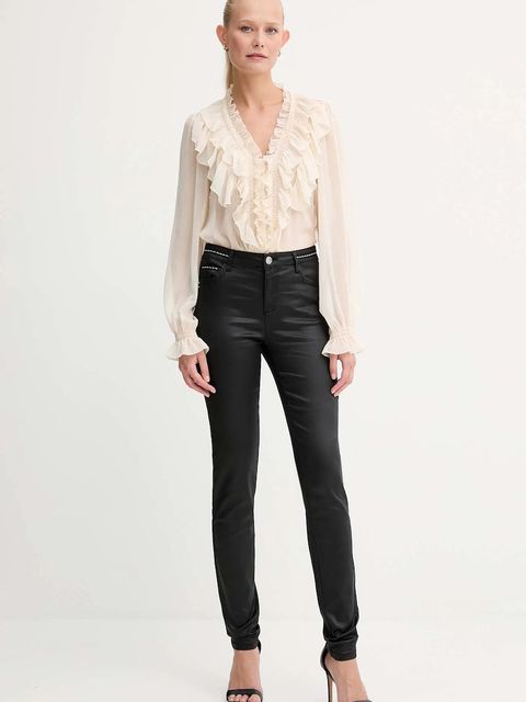 Morgan bluzka damska kolor beżowy gładka CATHY - zdjęcie produktu nr 2