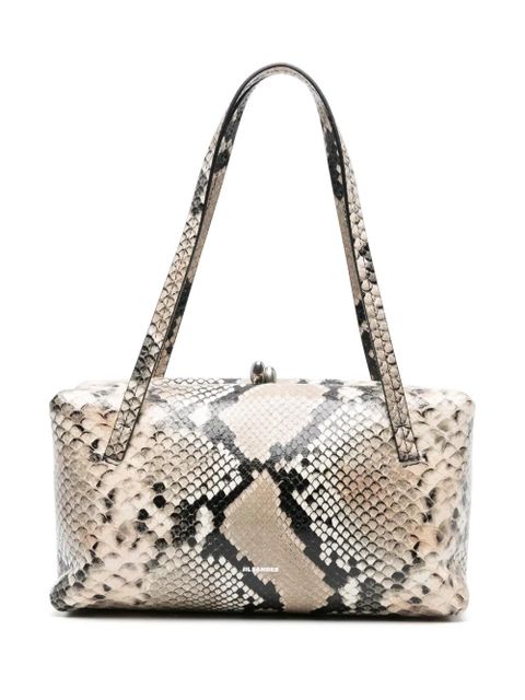 Jil Sander snakeskin-effect tote bag - Neutrals - zdjęcie produktu nr 1