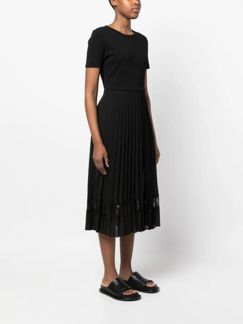 Claudie Pierlot Twist midi dress - Black