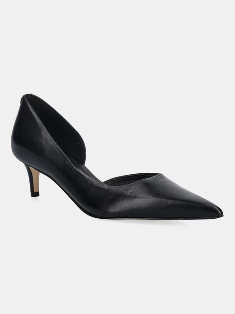 MICHAEL Michael Kors szpilki skórzane Elyse Kitten Pump kolor czarny 40F5EYMP1L.001 - zdjęcie produktu nr 1