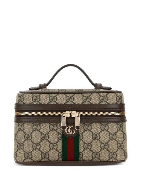 Gucci printed mini satchel - Neutrals - zdjęcie produktu nr 1