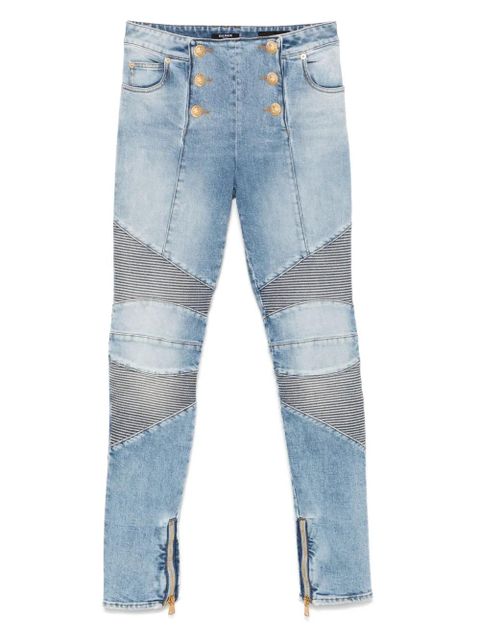 Balmain panelled jeans - Blue - zdjęcie produktu nr 1