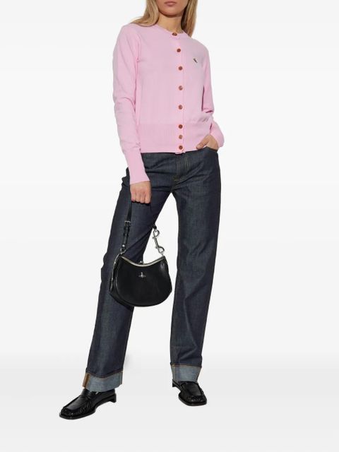 Vivienne Westwood Orb-embroidered cardigan - Pink