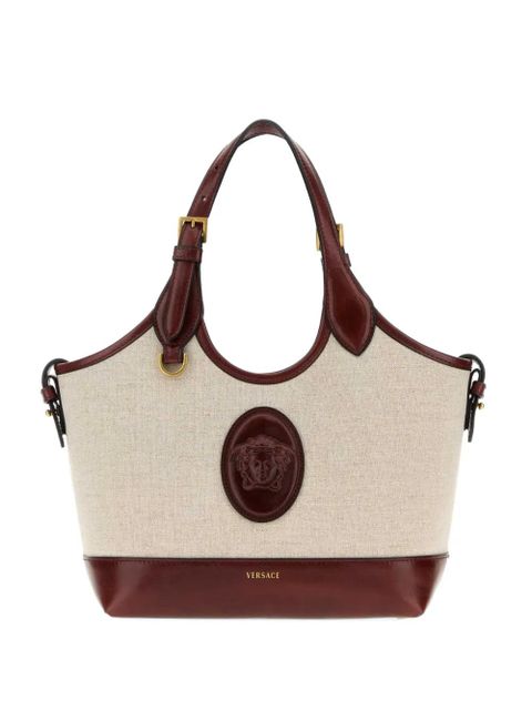 Versace small Rivière canvas tote bag - Neutrals - zdjęcie produktu nr 1