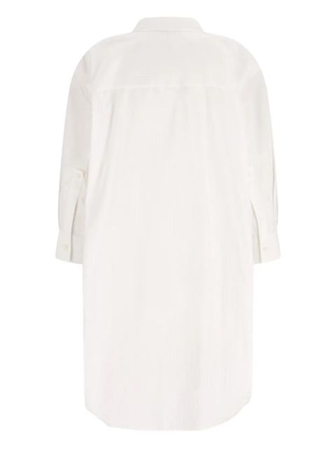 LOEWE pleated three-quarter sleeve mini dress - White - zdjęcie produktu nr 2