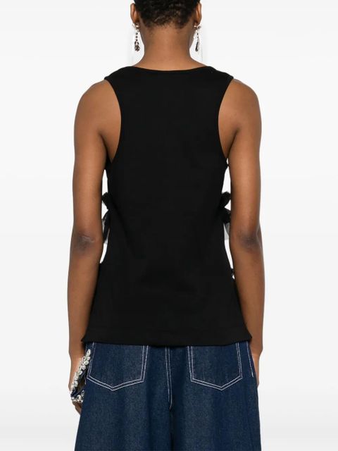 Simone Rocha tutu-hem tank top - Black