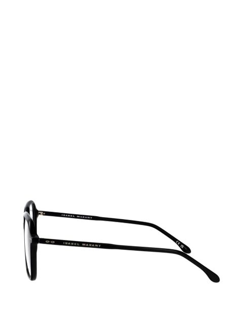 Isabel Marant Eyewear IM oval-frame glasses - Black