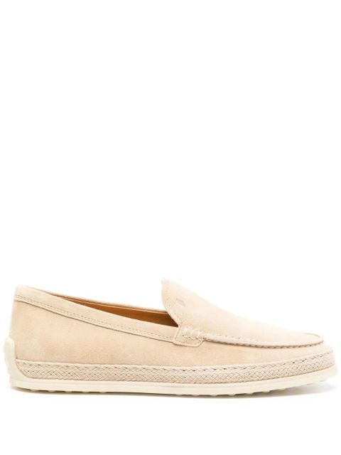 Tod's slip-on suede loafers - Brown - zdjęcie produktu nr 1
