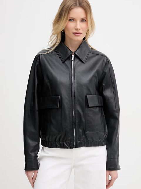 Trussardi krótka kurtka damska skórzana - zdjęcie produktu nr 1