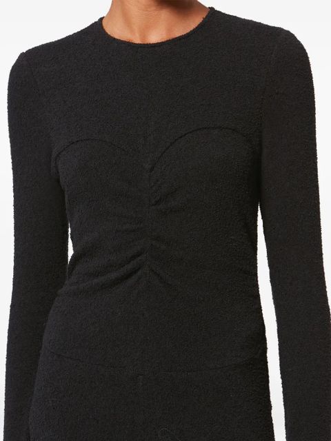 ISABEL MARANT ruched flora maxi dress - Black