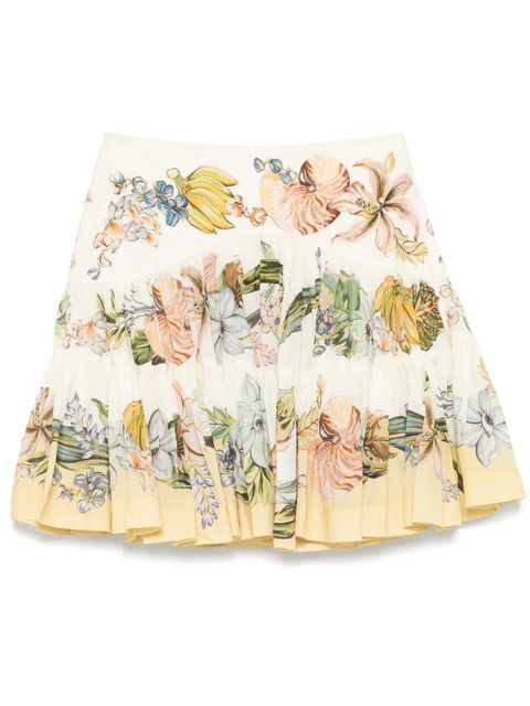 ALEMAIS Oleander mini skirt - Yellow - zdjęcie produktu nr 1