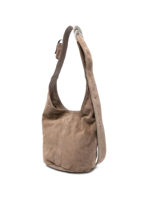Ba&Sh Youyou suede shoulder bag - Neutrals