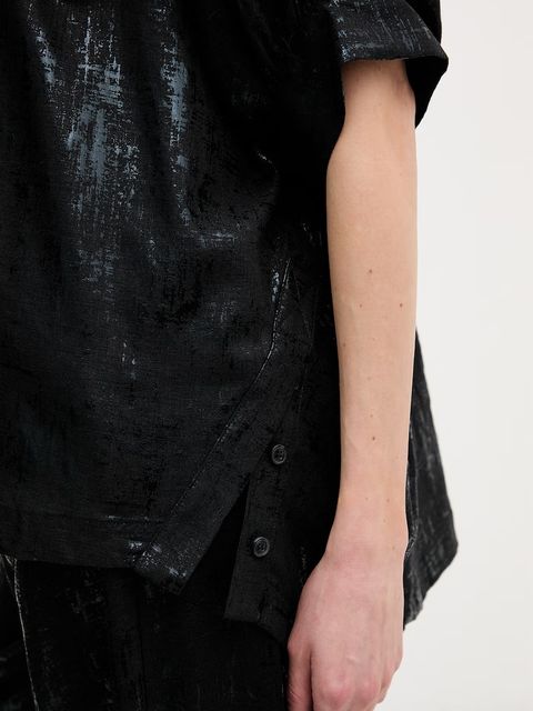 Silvian Heach bluzka z dodatkiem lnu SILIA