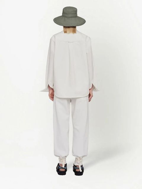 Jil Sander classic-collar cotton shirt - White