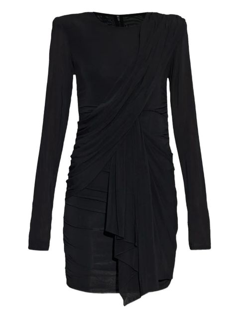 ISABEL MARANT draped shoulder-padded dress - Black - zdjęcie produktu nr 1