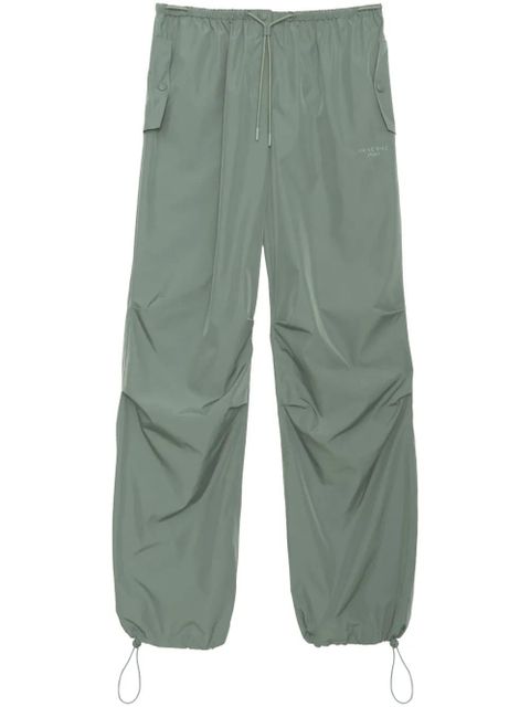 ANINE BING Reid logo-print cargo trousers - Green - zdjęcie produktu nr 1