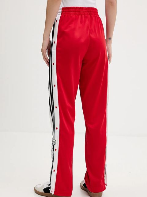adidas Originals spodnie dresowe Adibreak Pt damskie kolor czerwony z aplikacją JY1354