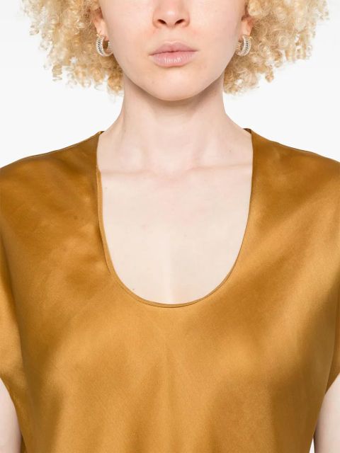 KHAITE Darby midi dress - Brown