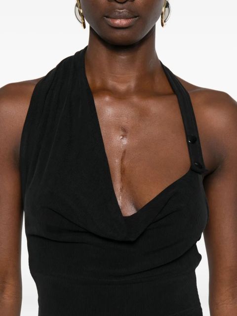 Aya Muse halterneck midi dress - Blue - zdjęcie produktu nr 2