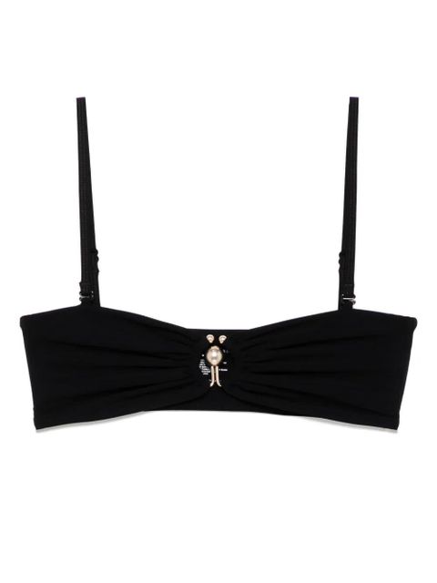 Christopher Esber ruched prong bandeau - Black