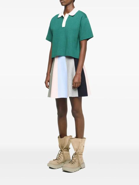 JW Anderson cropped polo shirt - Green