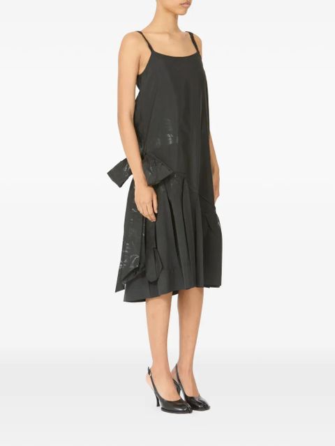Maison Margiela bow-detail strap midi dress - Black