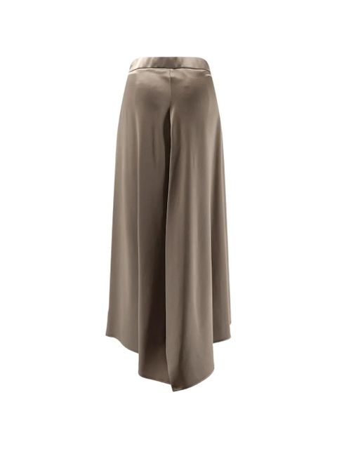 Alysi asymmetrical-hem maxi skirt - Brown - zdjęcie produktu nr 2