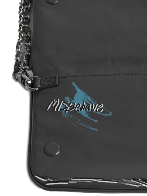 Zadig&Voltaire x Humberto Cruz Rock chain clutch bag - Grey