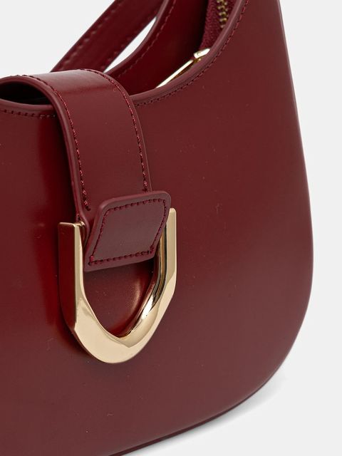 Answear.LAB torebka skórzana kolor czerwony