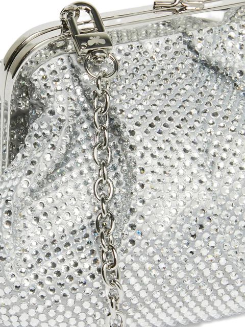 Max Mara Emy embellished clutch bag - Silver