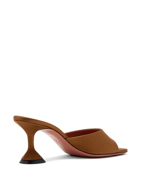 Amina Muaddi 70mm Lupita sandals - Brown