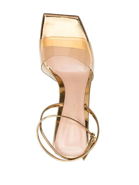Gianvito Rossi Cosmic 85mm leather sandals - Gold