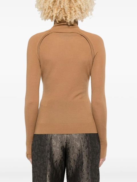 Victoria Beckham merino sweater - Brown