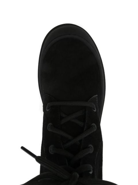 Moncler Vera lace-up logo-patch boots - Black
