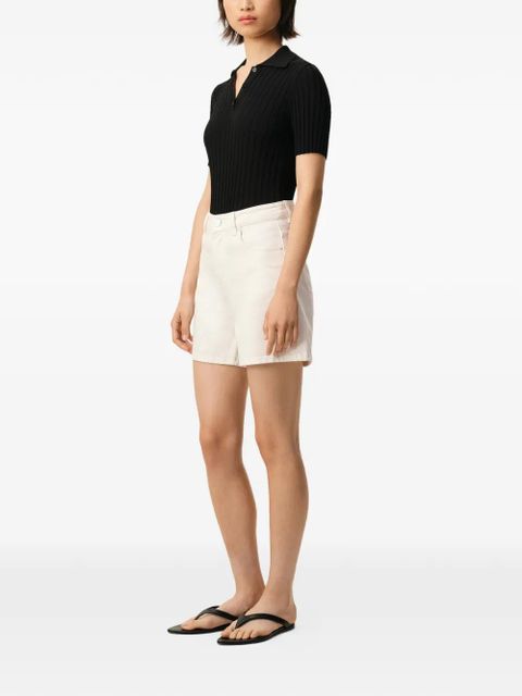 AMI Paris cotton denim shorts - Neutrals